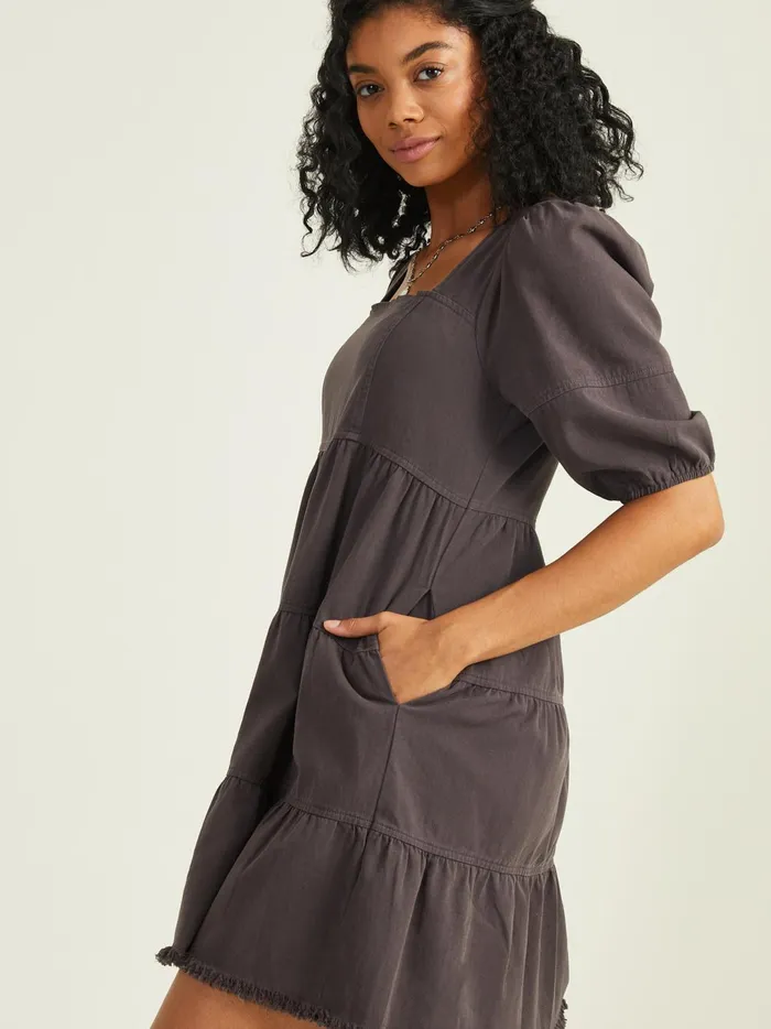 Women Nova Babydoll Dress Charcoal Altar039d State Casual
