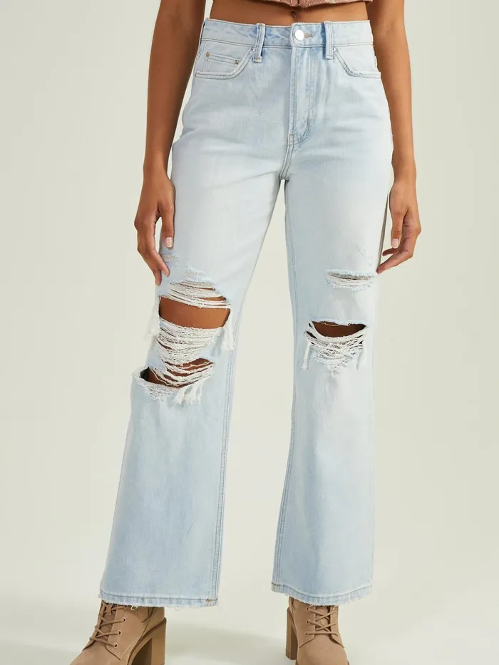 Women Nyla Straight Leg Jeans Lightwash Altar039d State Jeans