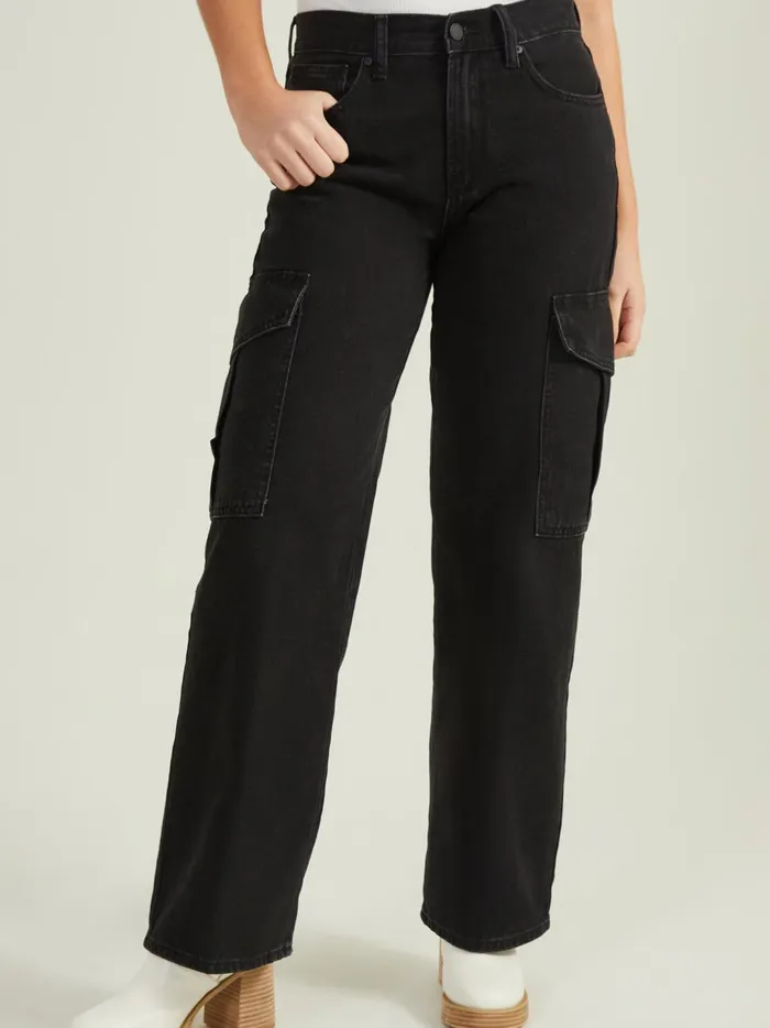 Women Oaklyn Cargo Jeans Washedblack Altar039d State Cargo Pants