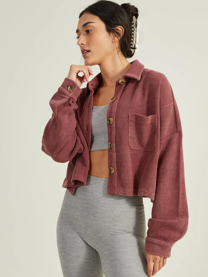 Women On Target Shacket Crushberry Altar039d State Activewear