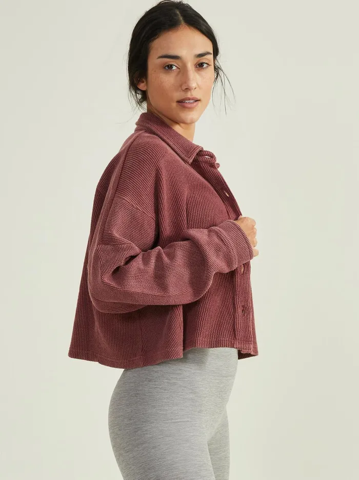 Women On Target Shacket Crushberry Altar039d State Activewear