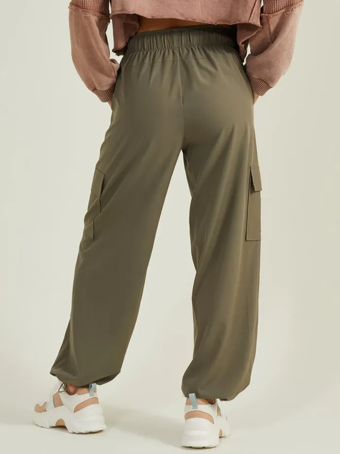 Women On The Run Cargo Pants Olive Altar039d State Activewear