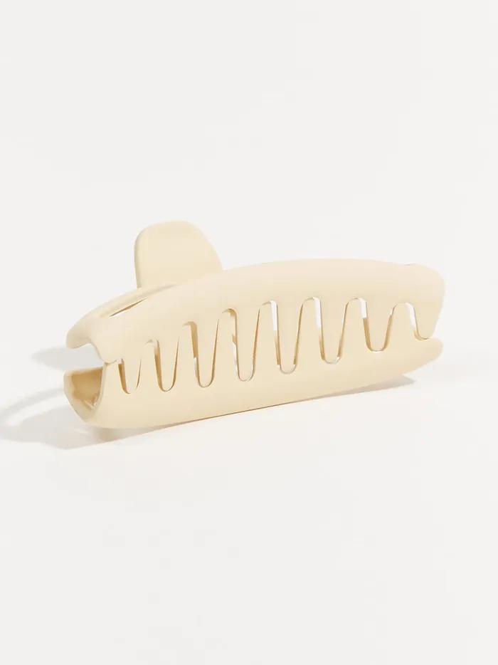 Women Open Crescent Claw Clip Beige Altar039d State Hair Accessories