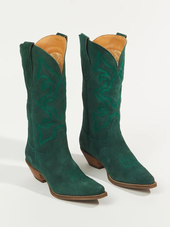 Women Out West Boots By Dingo Green Altar039d State Boots Booties