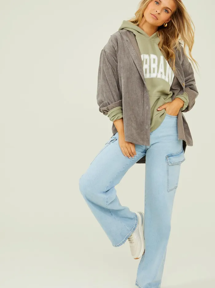 Women Outer Banks Oversized Hoodie Vetiver Altar039d State Graphics