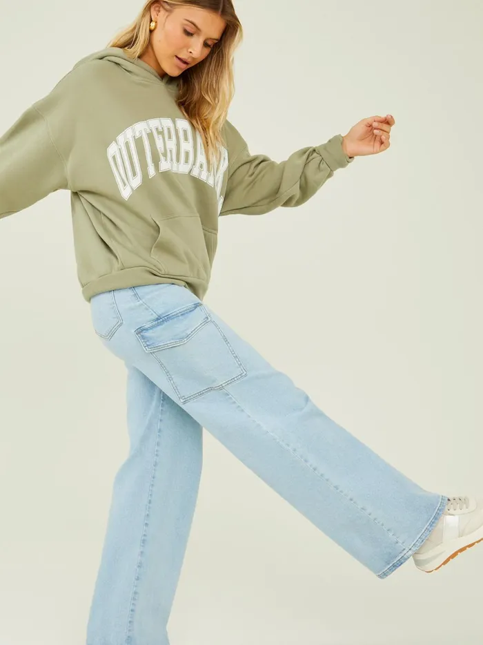 Women Outer Banks Oversized Hoodie Vetiver Altar039d State Graphics