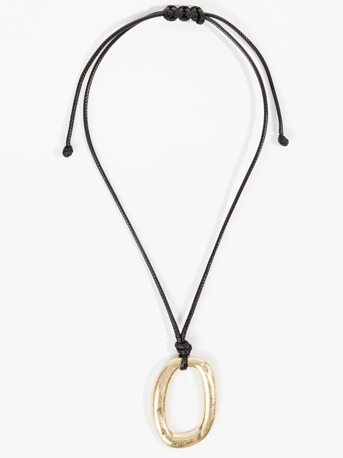 Women Oval Cord Necklace Gold Altar039d State Jewelry