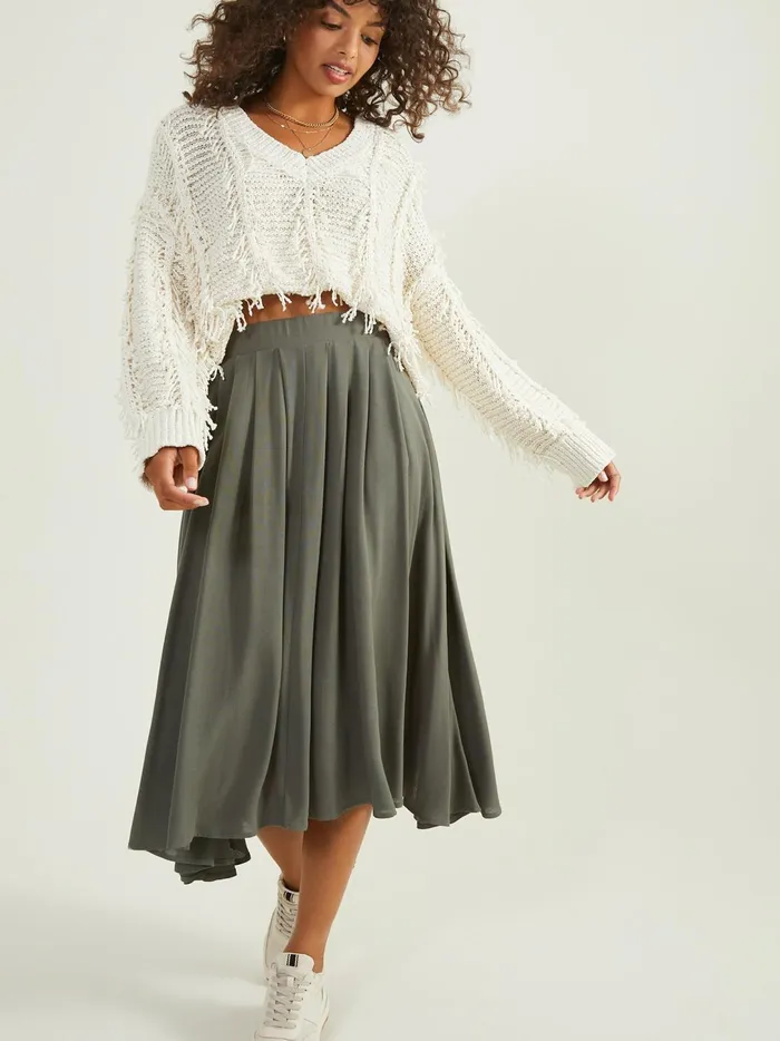 Women Oversized Fringe Sweater Ivory Altar039d State Sweaters