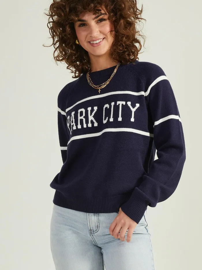 Women Park City Pullover Sweater Navycream Altar039d State Sweaters
