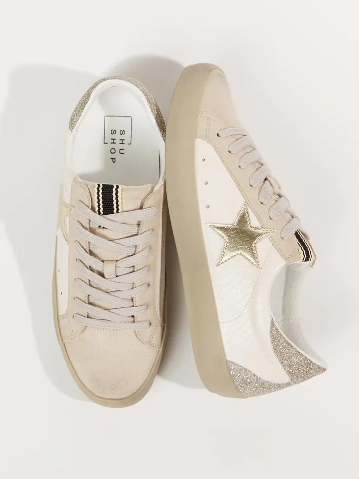 Women Paula Glitter Star Sneakers Bonesnake Altar039d State Sneakers