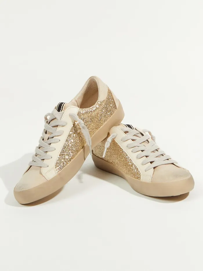 Women Paula Glitter Star Sneakers Goldglitter Altar039d State Sneakers