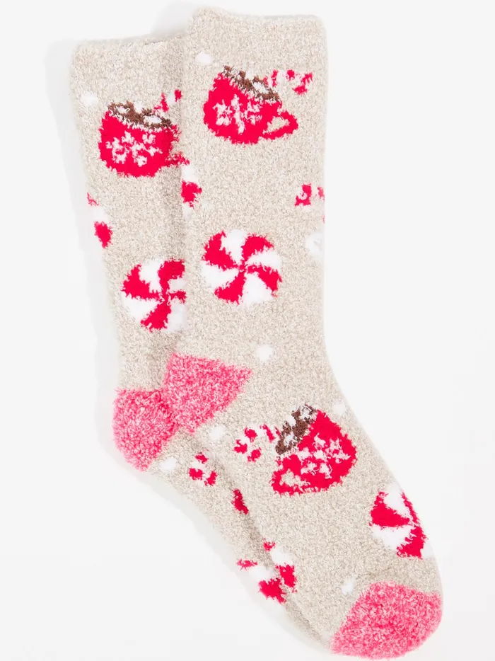Women Peppermint Mocha Cozy Socks Cream Altar039d State Socks