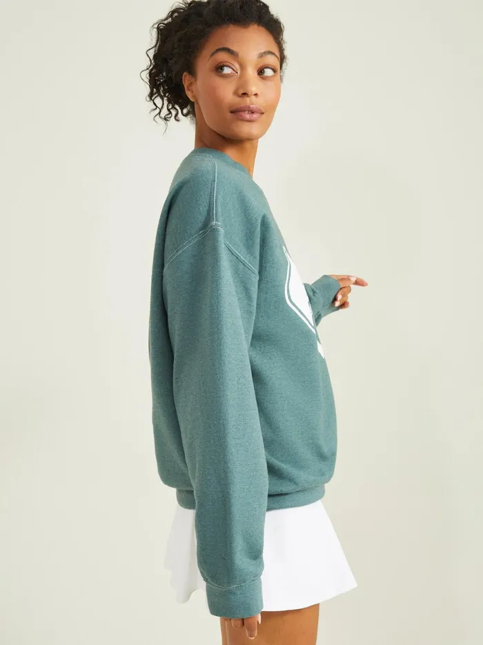 Women Pickleball Champ Graphic Sweatshirt Green Altar039d State Activewear