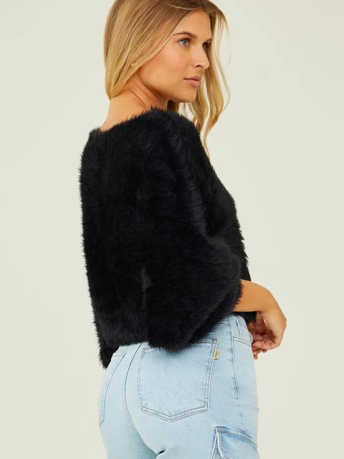 Women Quinn Dolman Eyelash Sweater Black Altar039d State Sweaters
