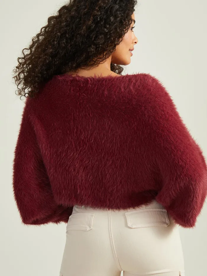 Women Quinn Dolman Eyelash Sweater Wine Altar039d State Sweaters