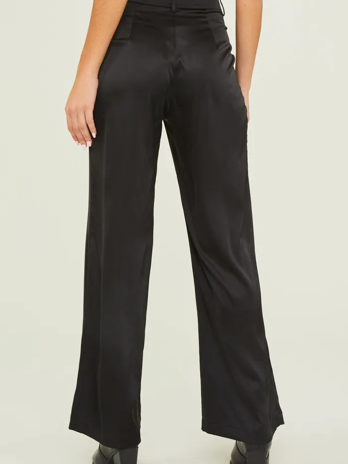 Women Remi Satin Trouser Pants Black Altar039d State Pants