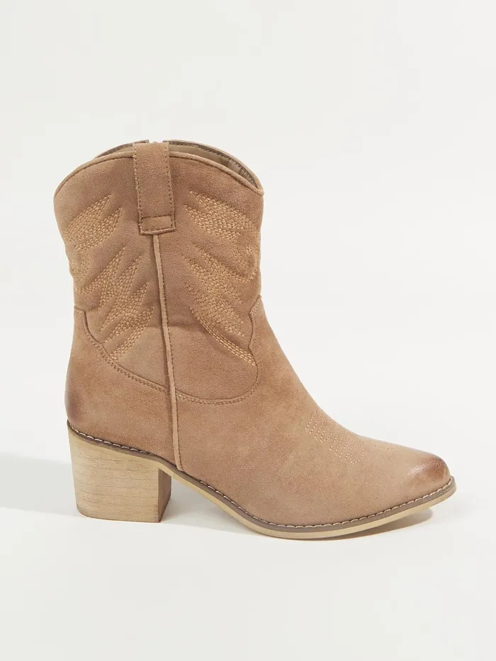 Women Remy Mini Western Boots Taupe Altar039d State Boots Booties