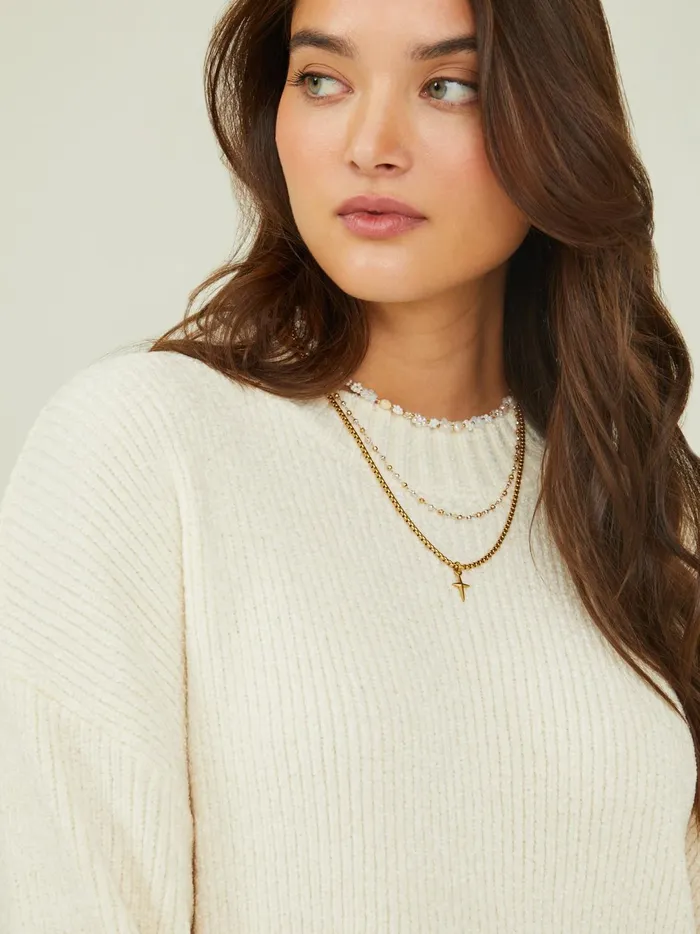 Women Riley Tunic Sweater Ivory Altar039d State Sweaters
