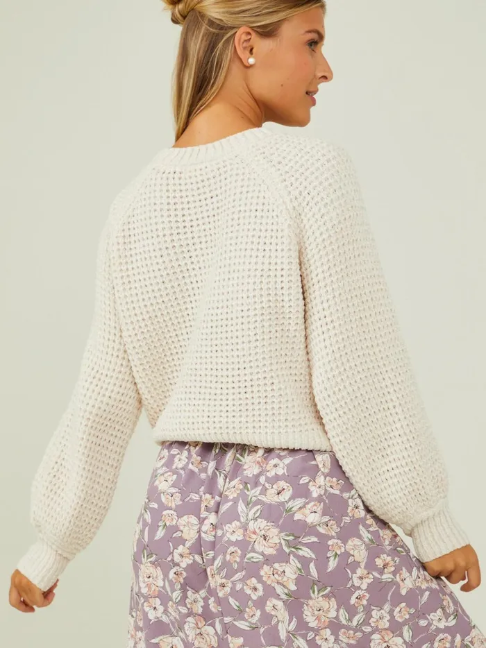 Women Robyn Chenille Sweater Pearledivory Altar039d State Sweaters