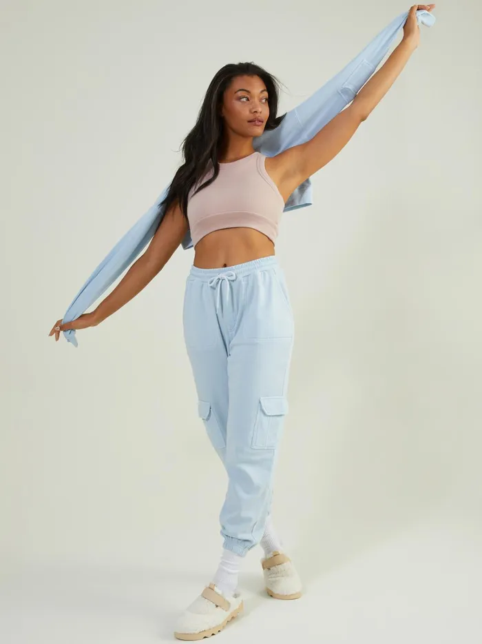 Women Rush Hour Cargo Sweatpants Blue Altar039d State Activewear