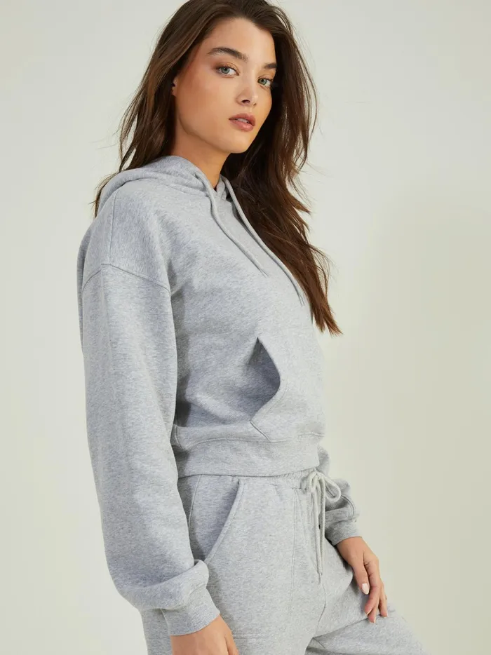 Women Rush Hour Cropped Hoodie Heathergray Altar039d State Activewear