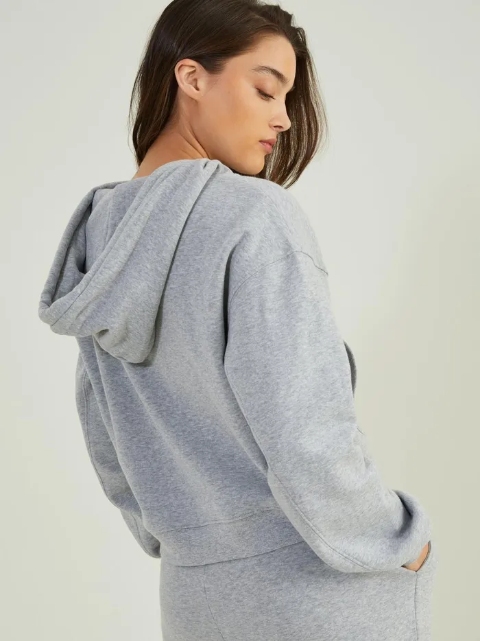 Women Rush Hour Cropped Hoodie Heathergray Altar039d State Activewear