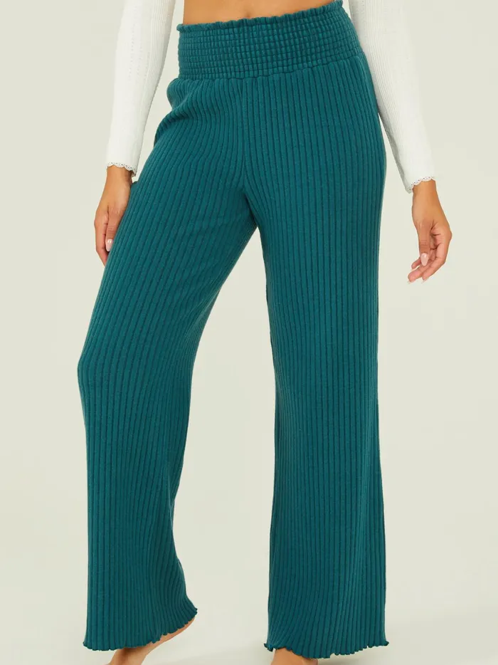 Women Rylee Ribbed Lounge Pants Seamoss Altar039d State Sleep Lounge