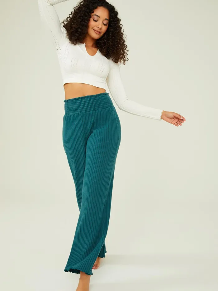 Women Rylee Ribbed Lounge Pants Seamoss Altar039d State Sleep Lounge
