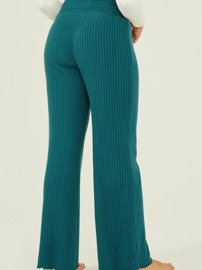 Women Rylee Ribbed Lounge Pants Seamoss Altar039d State Sleep Lounge