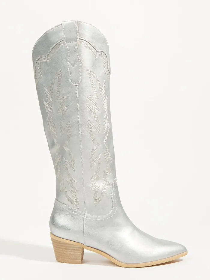 Women Samantha Metallic Boots Silver Altar039d State Boots Booties