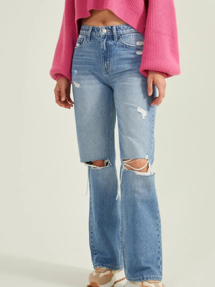 Women Savanna Straight Leg Jeans Darkwash Altar039d State Jeans