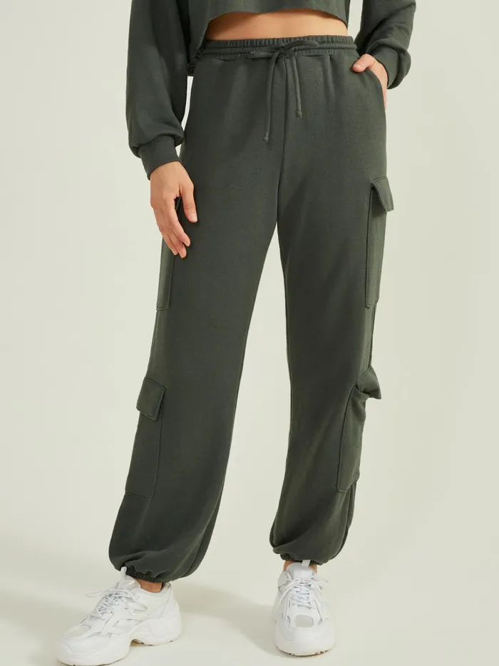Women Settle In Cargo Joggers Olive Altar039d State Activewear