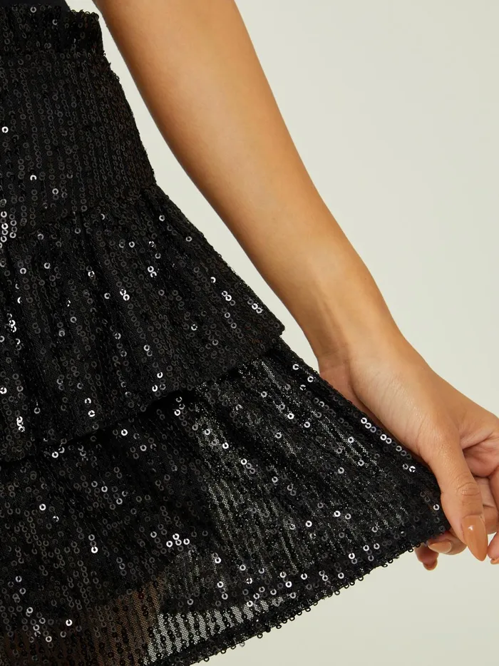 Women Shae Sequin Skirt Black Altar039d State Skirts Skorts
