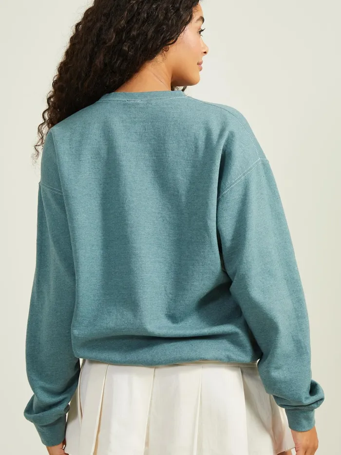 Women Smiley Oversized Sweatshirt Silverpine Altar039d State Graphics