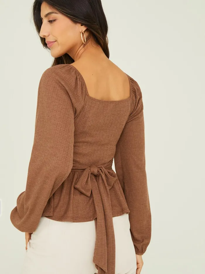 Women Sophie Crossover Peplum Top Coco Altar039d State Blouses