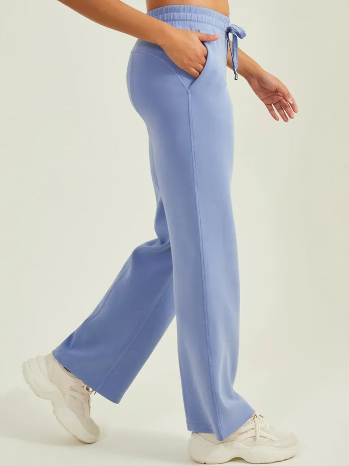 Women Supersoft Straight Leg Pants Blue Altar039d State Activewear
