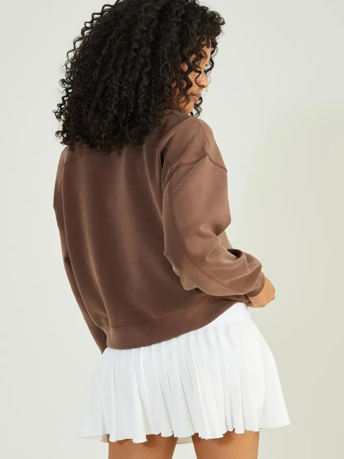 Women Supersoft Sweatshirt Chocolate Altar039d State Activewear