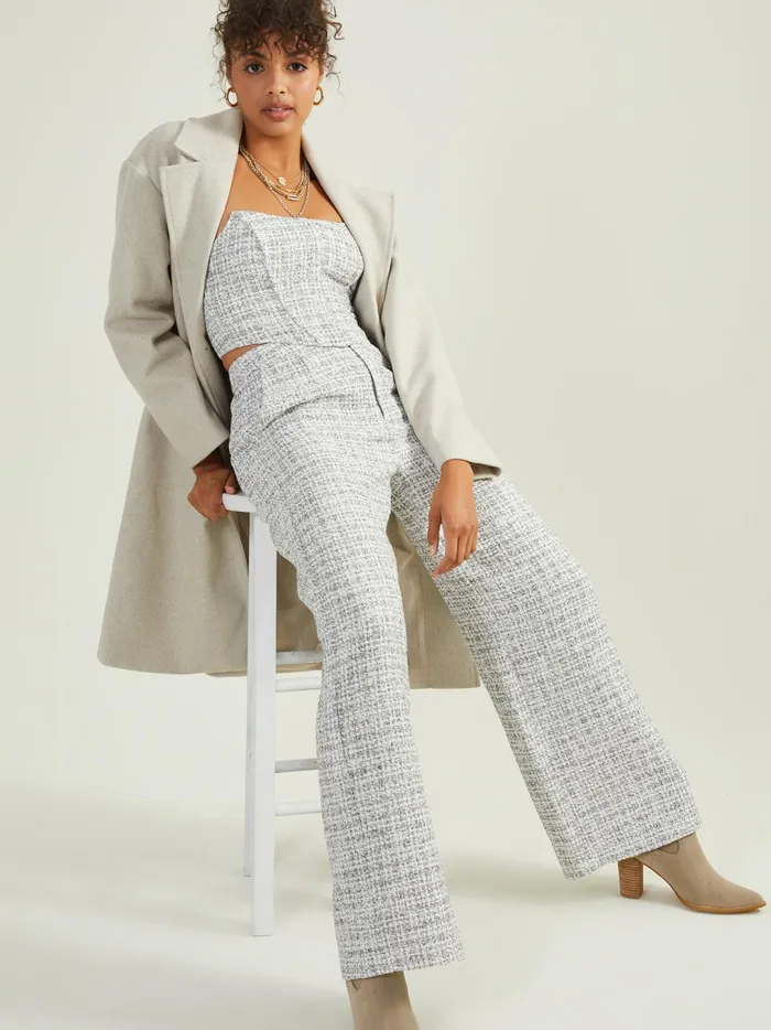 Women Sutton Long Wool Peacoat Taupe Altar039d State Jackets