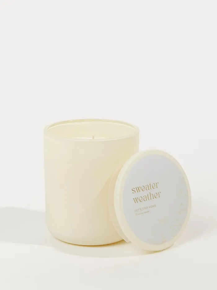 Women Sweater Weather Candle Ivory Altar039d State Bath Beauty