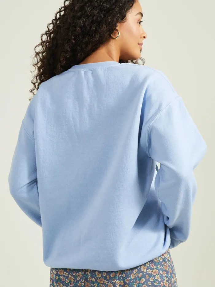 Women Tahoe Fleece Sweatshirt Mistyblue Altar039d State Graphics