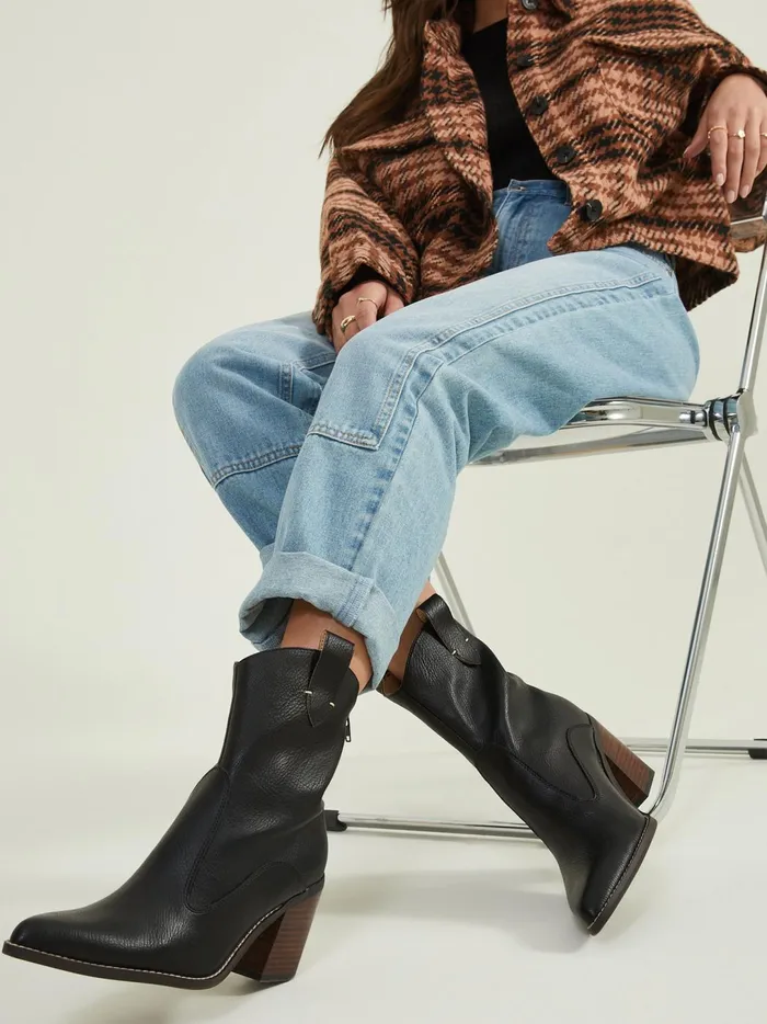 Women Tara Ankle Western Booties Black Altar039d State Boots Booties