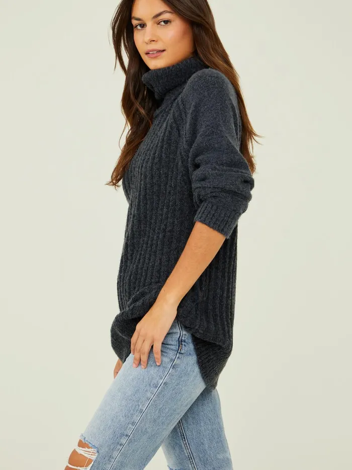Women Tara Turtleneck Tunic Sweater Black Altar039d State Sweaters