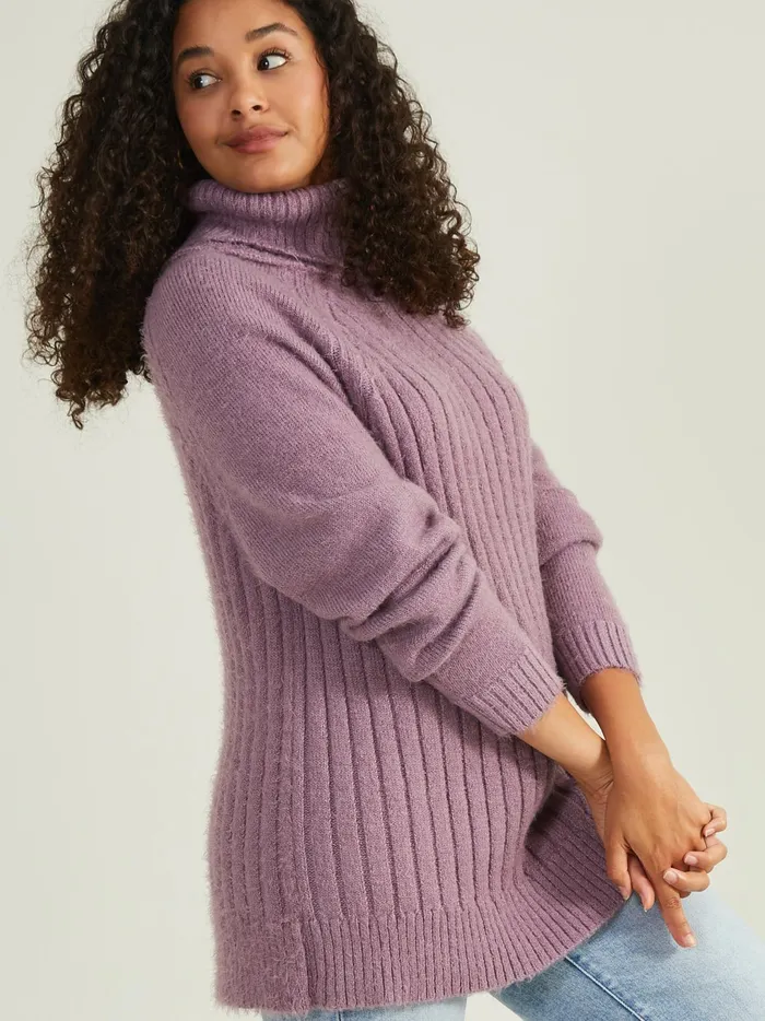 Women Tara Turtleneck Tunic Sweater Elderberry Altar039d State Sweaters
