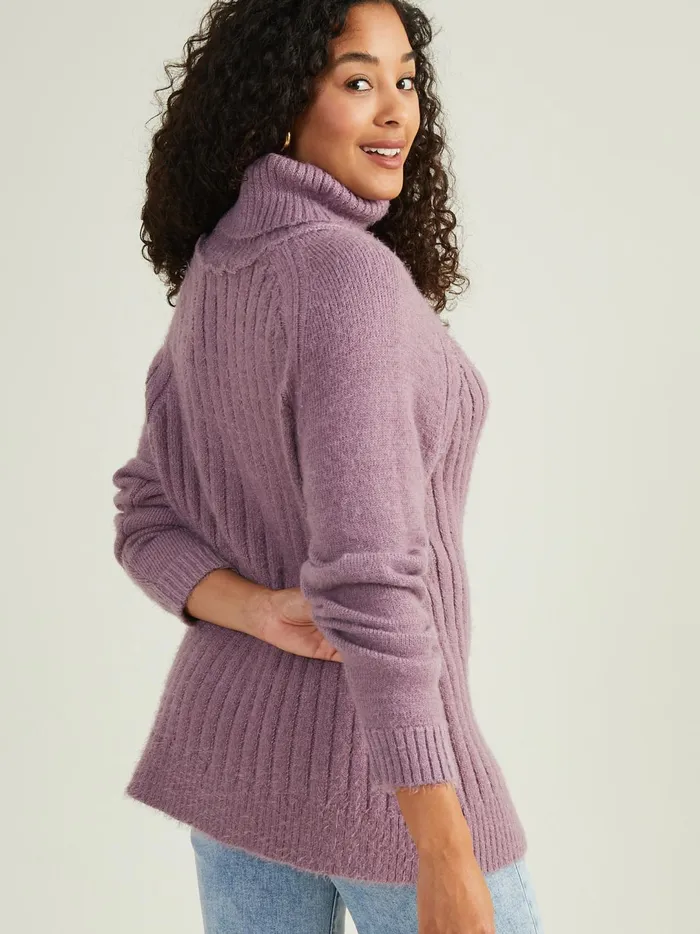 Women Tara Turtleneck Tunic Sweater Elderberry Altar039d State Sweaters