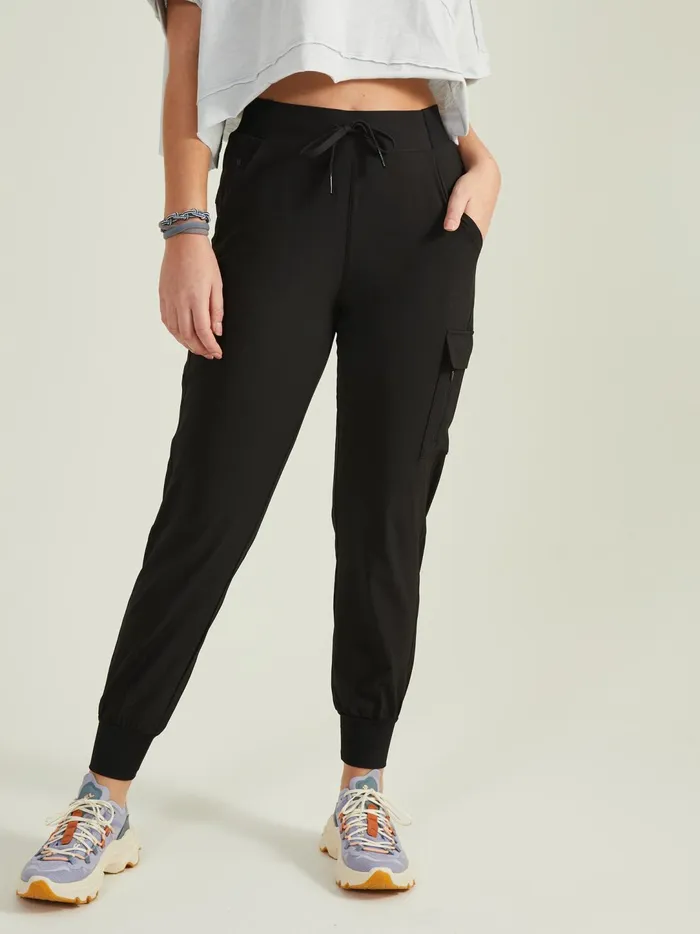Women Trailblazer Cargo Joggers Black Altar039d State Activewear