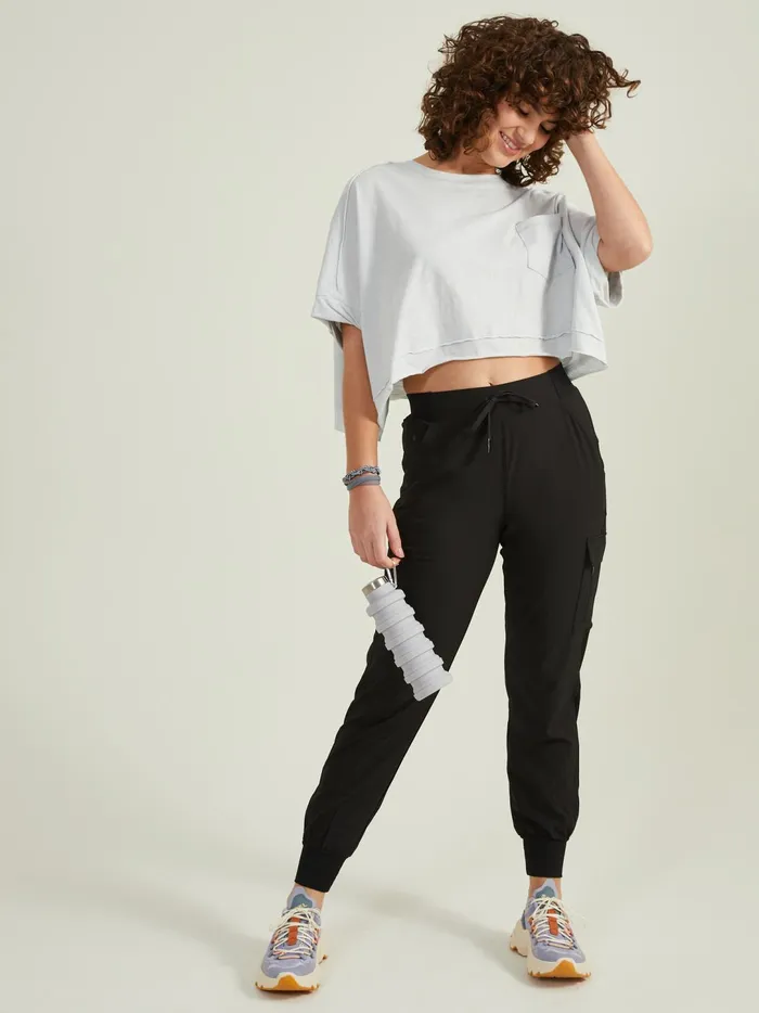 Women Trailblazer Cargo Joggers Black Altar039d State Activewear