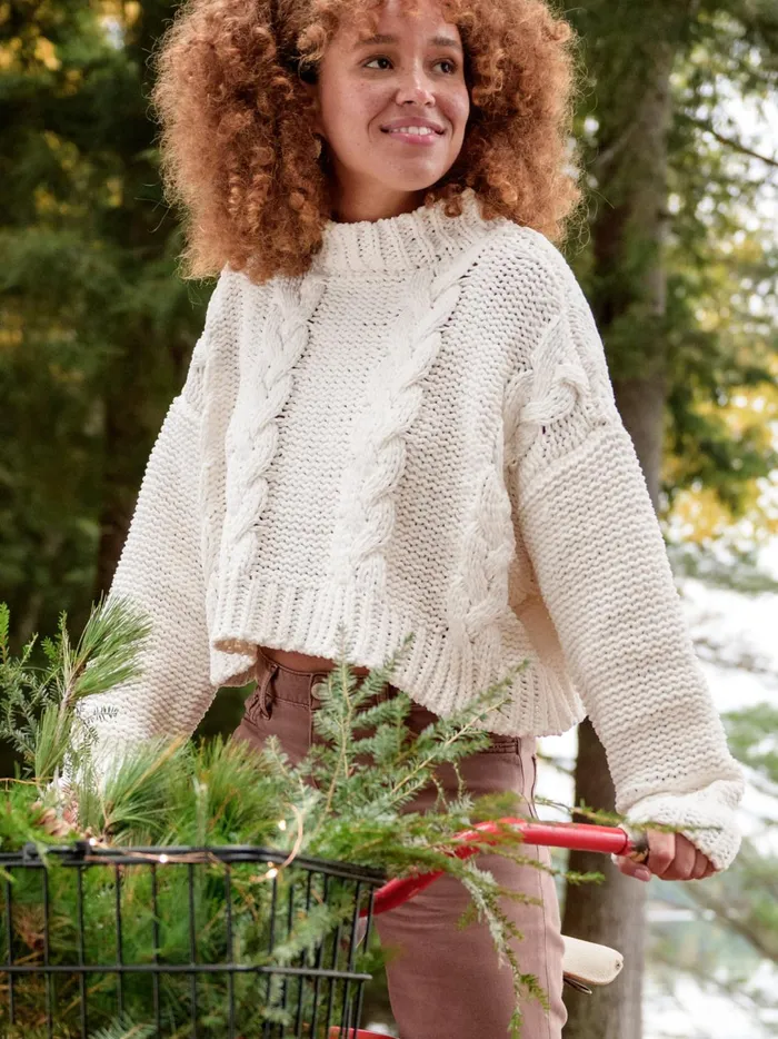 Women Trinity Chenille Turtleneck Sweater Ivory Altar039d State Sweaters