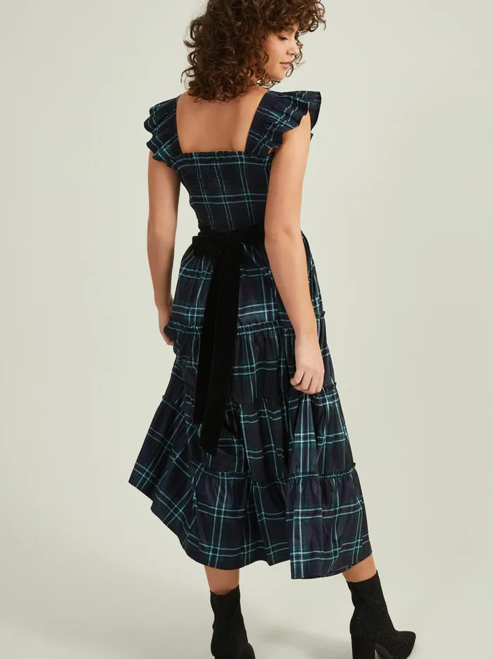 Women Trystn Plaid Midi Dress Navygreen Altar039d State Casual
