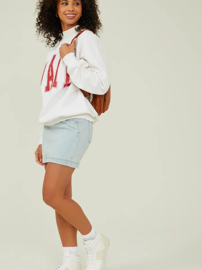 Women Vail Fleece Sweatshirt White Altar039d State Graphics