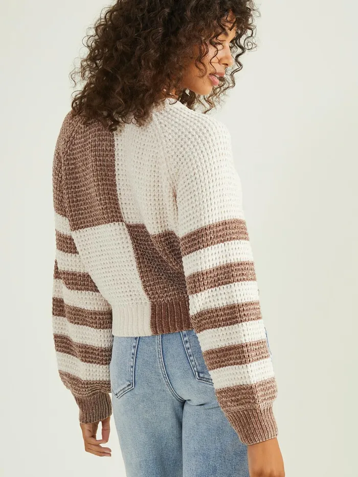 Women Vana Colorblock Sweater Portabellapearl Altar039d State Sweaters